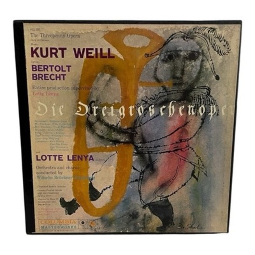 Kurt Weill Die Dreigroschenoper 2-LP 1958 Columbia O2L 257 Vinyl Box Set VG+